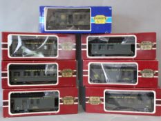 Delton Lines/Locomotive Works G gauge models; 3 x Colorado & Southern coaches 3280 with lights, 2