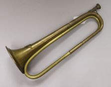 An original German Hitler youth trumpet