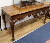 Baker. An Irish style mahogany serving table W.146cm
