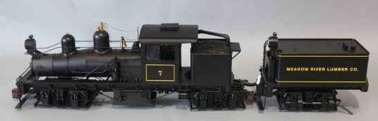 A Bachmann Spectrum G gauge 55 ton Three-Truck Shay locomotive 82496, boxed