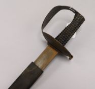 A Naval sword length 90cm