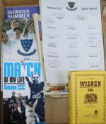 Cricket Sussex CCC, Champions 2003, Memorabilia, autographs and limited edition Wisden