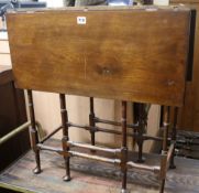 A mahogany spider leg table W.68cm