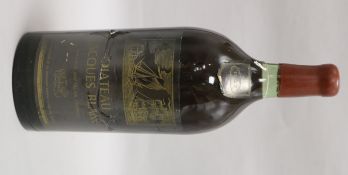 One super magnum (250cl) of Chateau Jacques Blanc, St Emilion, 1962, limited cuvee, no. 007136/