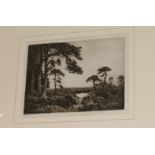 Alexander Turnbull, etching, 'Early Morn', signed in pencil, 7 x 9.5in.