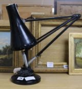 An Anglepoise lamp