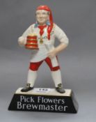 A Carlton Ware Pick Flowers Brewmaster figure height 24cm