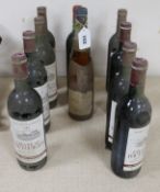 Eight bottles Haut Guiraud,one Reserve and Muscat J. Vidal etc. (10)