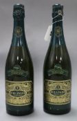 Two bottles of Bollinger Tradition champagne 1973 shipped to celebrate the marriage of HRH Prince