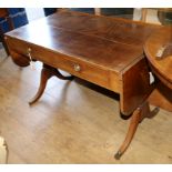 A mahogany sofa table W.103cm