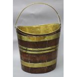 A George III oyster bucket height 32cm