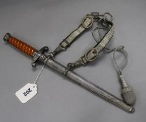 A WWII Third Reich officer's dagger length 40cm