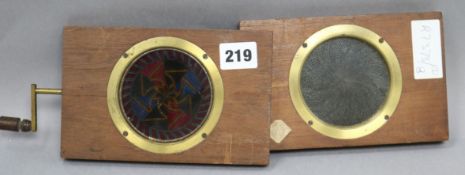 Kaleidoscope magic lantern slides