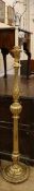 A giltwood standard lamp W. of base approx. 30cm