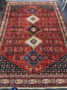 An Abadeh carpet 300 x 205cm.