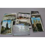 A quantity of postcards