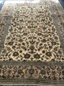 A Kashan carpet 340 x 245cm.