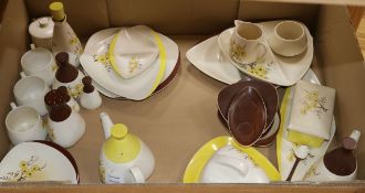 A collection of Carlton Ware 1960/70's teaware