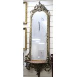 A Victorian girandole mirror W. approx. 52cm