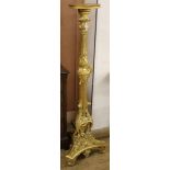 A French giltwood torchere W. of base 42cm