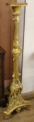 A French giltwood torchere W. of base 42cm