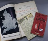 The Royal Atlas of England and Wales, George Newnes 1897 one vol and two other maps