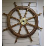 A ship's wheel diameter 106cm