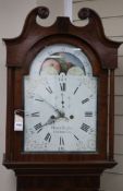 Henry Rigby of Liverpool. An early Victorian mahogany eight day longcase clock with painted