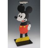 A Mickey Mouse dumb waiter tray height 76cm