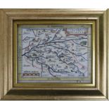 Three small antiquarian maps and a collection of small 19th century and later prints, loose and