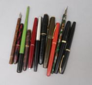 A quantity of pens