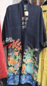 A 1930's multi-coloured printed kimono