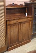 A Victorian mahogany chiffonier W.93cm