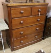 A Victorian mahogany chest W.100cm