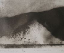 Norman Ackroyd, CBE, RA, (b.1938), aquatint or etching, "Arran Rainbow", signed in pencil, 9/50,