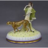 A Royal Doulton figure 'Myths and Maidens, Diana the Huntress', exhibition item, HN2829 overall