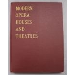 Sachs, Edwin O. and Woodrow, Ernest A.E. - Modern Opera Houses and Theatres, 3 vols, folio, maroon