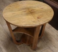 An Art Deco style table W.60.5cm