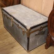 A travel trunk W.100cm