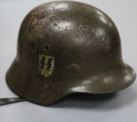 A German SS helmet
