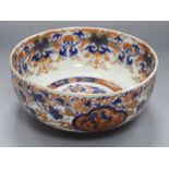 An Imari bowl, signed diameter 25cm