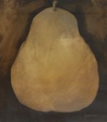 Joseph Maria Codina, oil on paper, 'Pear', signed, 38 x 33cm