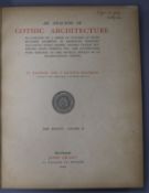 Brandon, Raphael and J. Arthur - An Analysis on Gothic Architecture, 2 vols, folio, cloth, Edinburgh