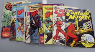 A quantity of Marvel comics