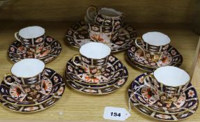 A Royal Worcester tea set and five Lladro geese