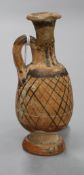 An Etruscan flask height 15cm