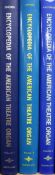 Junchen, David L. and Kauffman, Preston J - Encyclopedia of the American Theatre Organ, 3 vols, (