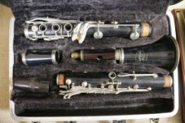 A boxed clarinet