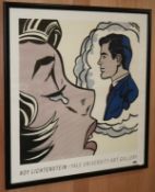 A Roy Lichenstein Yale University Art Gallery print, 67 x 65cm