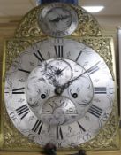 A longcase clock movement